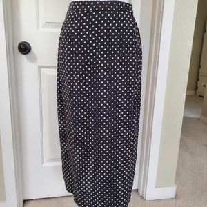 Polka-dot Maxi Skirt